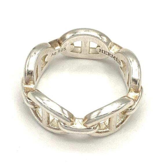 HERMES Silver Ring #52 - Picture 4 of 8